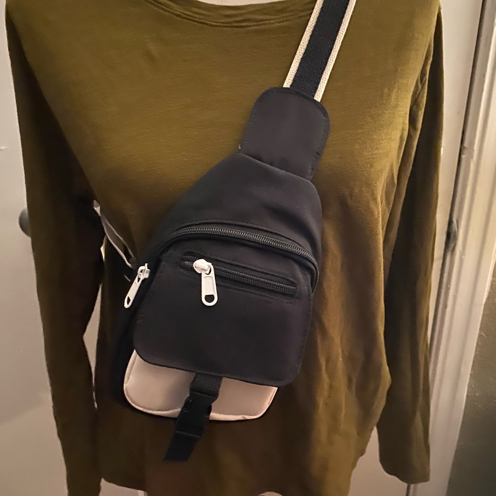 Mini nylon sling bag